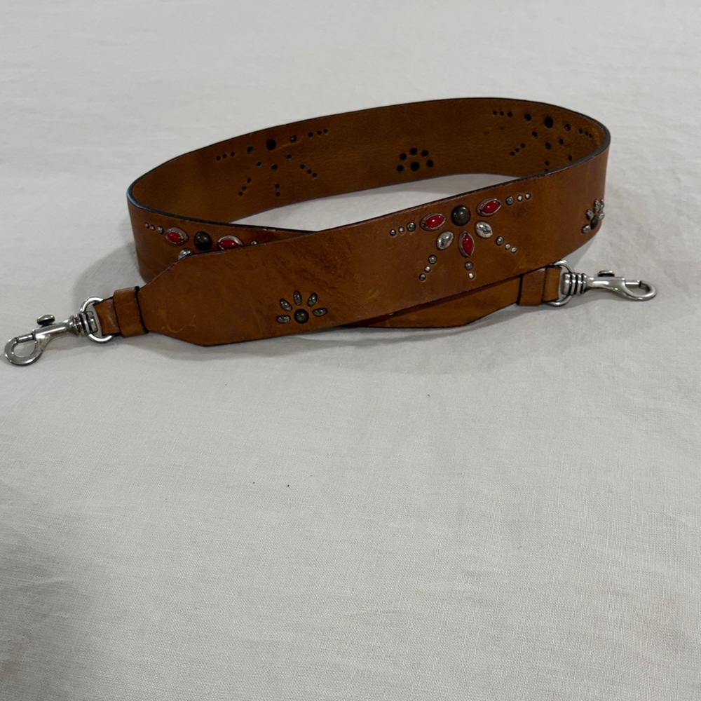 Sundance Catalog Southwest Studded Guitar Strap for Handbags